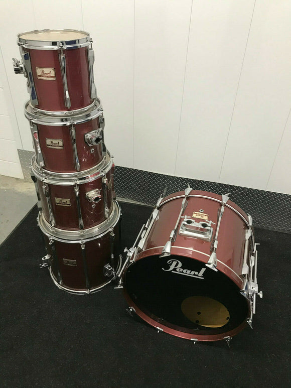 Pearl MLX Maple BORDEAUX RED LACQ 5pc Drum Set kit 10x10,12x10,14x12,16x16,22x16