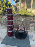Yamaha Recording Custom Pre Yes Cherry 6pc Drum Set kit 22,10,12,13,14,16