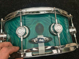 DW Collectors Green Spider Pine 14 x 6 Snare Drum!!!