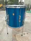 Ludwig 60s 14x14” Club Date Floor Tom Blue Sparkle