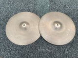 Vintage Zildjian Avedis 15" Rock Hihat hi hat Cymbals Pair 1488 1632 grams