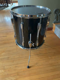 Tama Artstar Cordia 80's Black 16 x 16 Floor Tom Drum