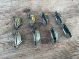 8 Rogers Beavertail Lugs for Tom Drum with Mounting Screws - Chrome