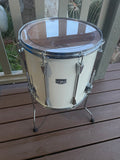 Tama Granstar II 16x16 Floor Tom Drum White 2 Gran Star