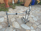 Pearl Icon Double Bass Drum Rack with Castor Wheels. Fair