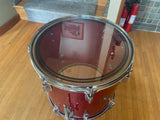 Tama Superstar Cherry 14x13 Cherry Floor Tom Conversion Drum 80's