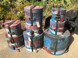 Humes and Berg Hard drum cases 12,13,14,15,16,18.22x16 snare 14x5.5