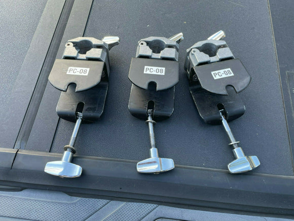 THREE PACK Pearl PC-08 Clamp For DR -80 Drum Rack