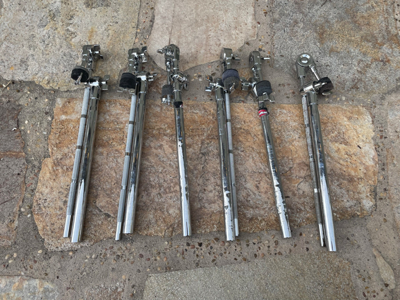 SIX PACK Gibraltar Drum Rack Boom Arm tops