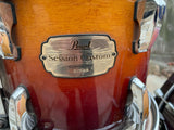 Pearl Session Maple Custom 4pc Drum Set Kit Tobacco Burst!!