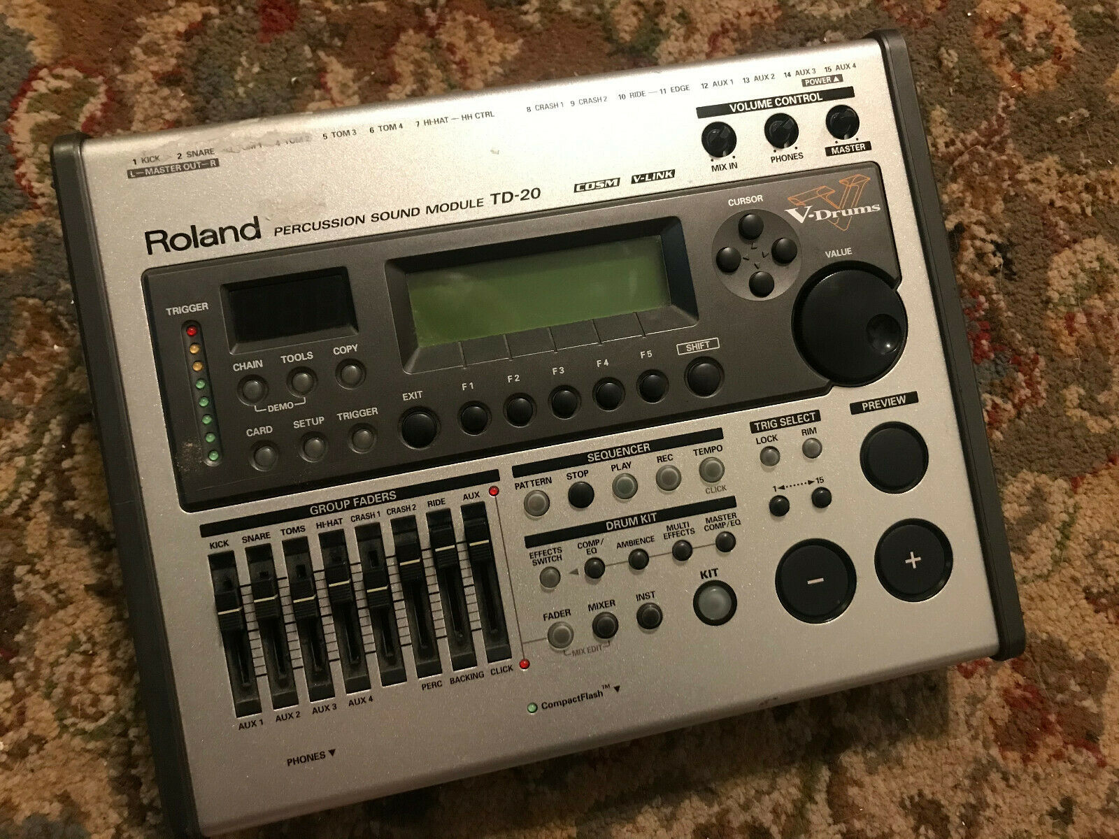 Roland Td-20 VDrum Module Brain td20 - PARTS ONLY – Blakes