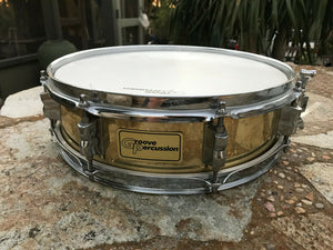 Groove Percussion 13x3" Brass Piccolo Snare Drum Brass