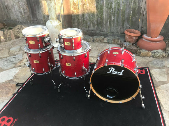Pearl Session Studio Classic Sequoia Red Drum Set kit 5pc