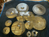 10 PACK Silent Cymbals Package with Electronic Cymbal Triggering kits!!