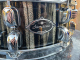 Tama Starclassic Bubinga 14x5.5 Black clouds and silver linings Snare Drum
