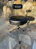 Tama 1st Chair Motorcycle Drum Throne with Sound Percussion Base + Backrest