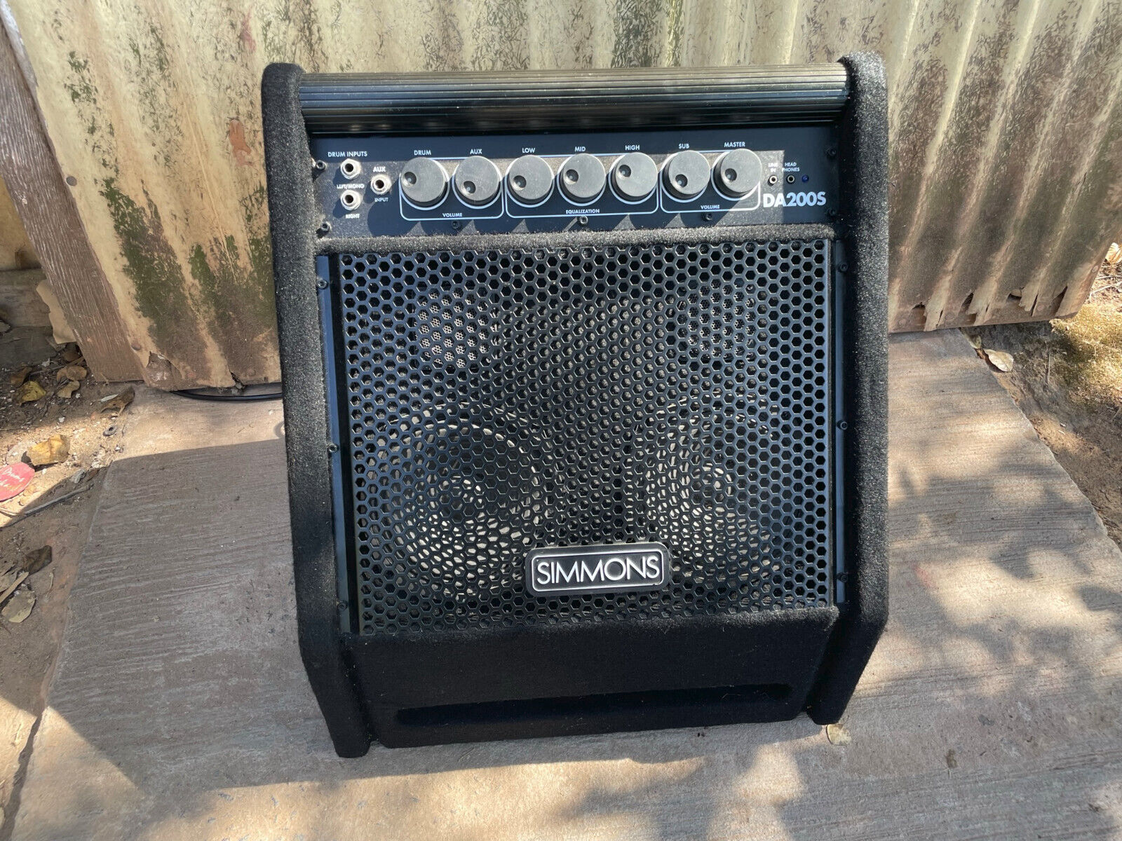 Simmons DA200s Electronic Drum Set Monitor Blakes Drum Shop