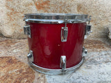 Vintage Tama Superstar Candy Apple Red CAR 1980's 12 x 9  Tom Drum - CUTDOWN