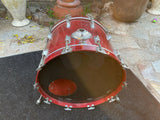 Tama Superstar Cherry 1980's 22 x16 Bass Drum