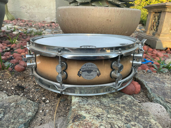 PDP by DW Platinum Exotic Snare 13 x 4 in. Natural To Black Curly