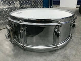 Slingerland Snare - 8 Lug Zoomatic 14 x 5 Brass Chrome Drum