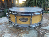 Pearl 5x14" Free Floating Maple Snare Drum Satin Maple