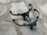 12" + 13" 6 Lug Black Nickel Plated Tom Drum Isolation Mount With Bracket