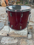 Tama Superstar Cherry 18x16" Floor Tom Drum 80's