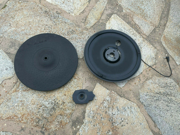 Alesis Strike Pro electronic drum set hi hat Cymbals - MISSING CLUTCH +SPRING