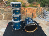 Ludwig Accent Cs Custom Drum Set kit 22.18,12.10,13.11,16.16,14.6