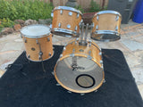 Gretsch 1970's Natural Finish 4pc Drum Set kit 22x14,12x8,13x9,16x16