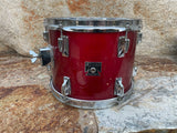 Vintage Tama Superstar Candy Apple Red CAR 1980's 12 x 9  Tom Drum - CUTDOWN