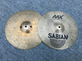 Sabian AAX 13" Fusion hats Hi hat Cymbals hihat