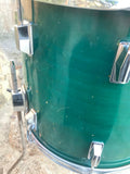 VINTAGE TAMA SUPERSTAR AQUA MARING 16x14 Floor Tom Drum - MODDED