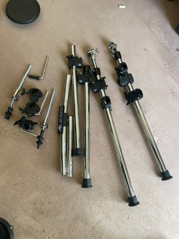 ALESIS STRIKE CHROME Drum Rack Mount Stand - INCOMPLETE