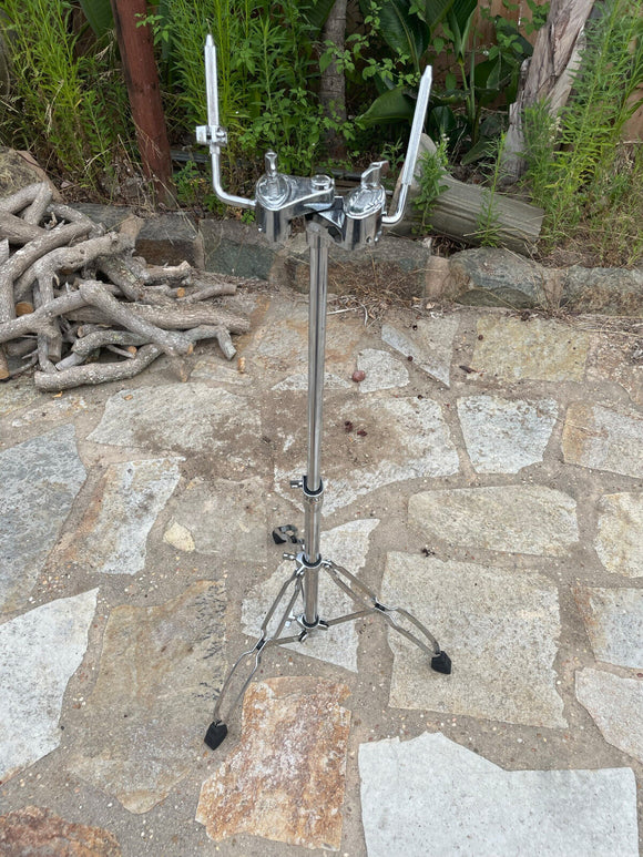 TAMA Roadpro Series Double Tom Stand with Stilt Base - RUST / PITTING