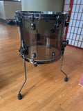 Tama Starclassic Mirage Acrylic 14x12 Floor Tom Drum - BLACK ICE - EXCELLENT