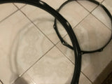 Two Black 10 Lug Snare Drum Hoops