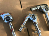 THREE USED Pearl 900 Series Tom Holder with Uni-lock Tilter