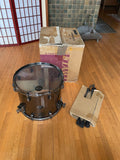 Tama Starclassic Mirage Acrylic 14x12 Floor Tom Drum - BLACK ICE - EXCELLENT