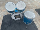 Vintage North Drums 6pc Drum Set kit - White Finish