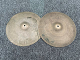 Vintage Zildjian Avedis 14" Hihat hi hat Cymbals Pair 1232 864 grams