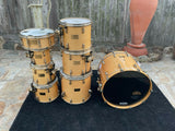 Pearl Masters Custom Maple 8pc Drum Set kit Natural