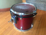Tama Superstar CAR CANDY APPLE RED  1980's 13x12  Tom Drum