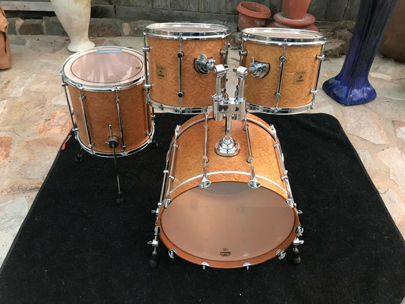 Sonor FORCE MAPLE TN TULIP NATURAL 4pc Drum set Kit - ONLY MADE in 1995