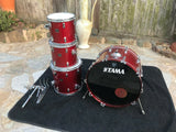 Tama Superstar CANDY APPLE RED 4pc Drum Set Kit 12x11,13x12,16x16,24x16