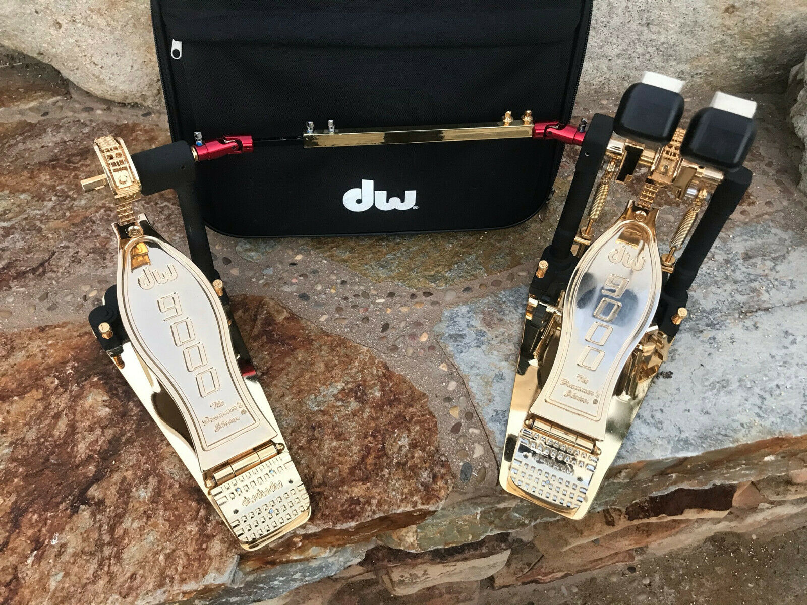 dw 9002 double pedal DW 9000 gold double bass pedal 9002 – Blakes Drum Shop