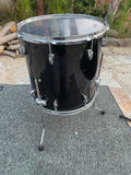 Yamaha Birch Custom Absolute - Black 16x16 Floor tom Drum