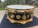DW Collector's Series R30 "Starman" Neil Peart Rush 6x14 Edge Snare drum !!!