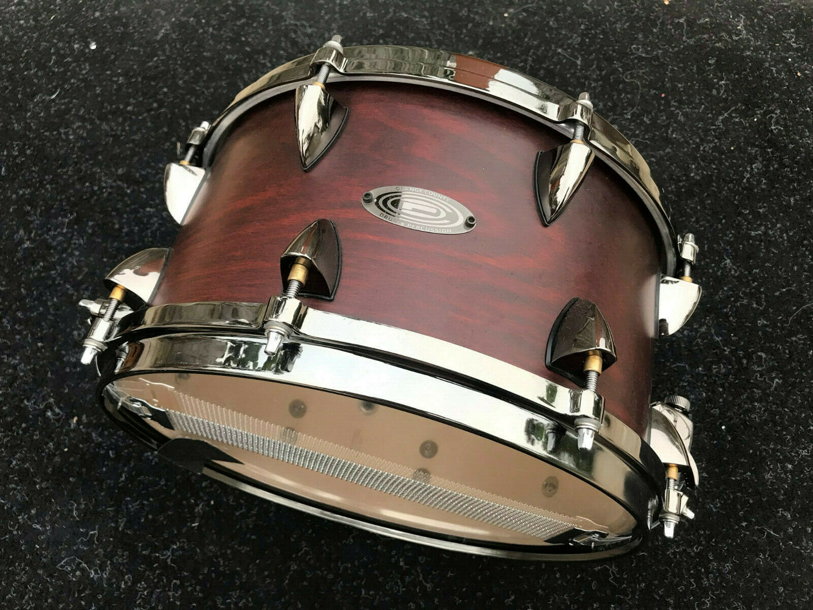 OCDP 13x7 Maple Snare 2010s Chestnut Ash Drum Blakes Drum Shop